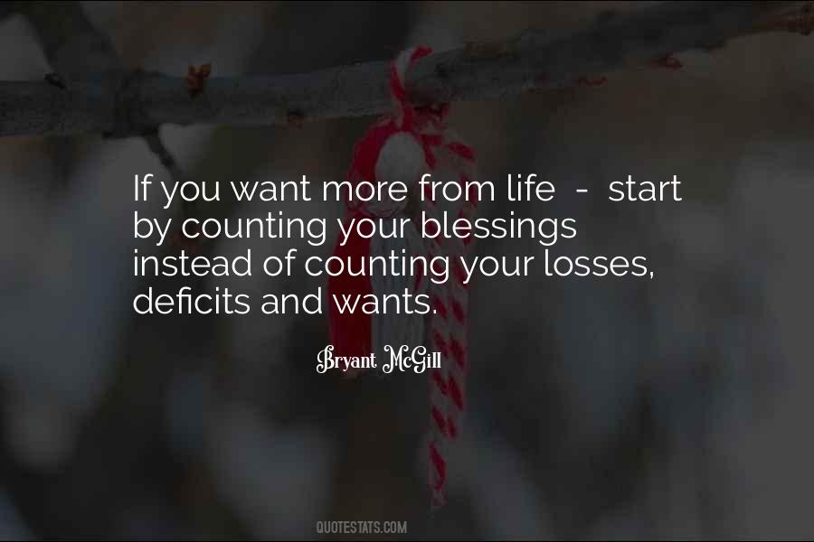 Quotes About Counting Your Losses #675626
