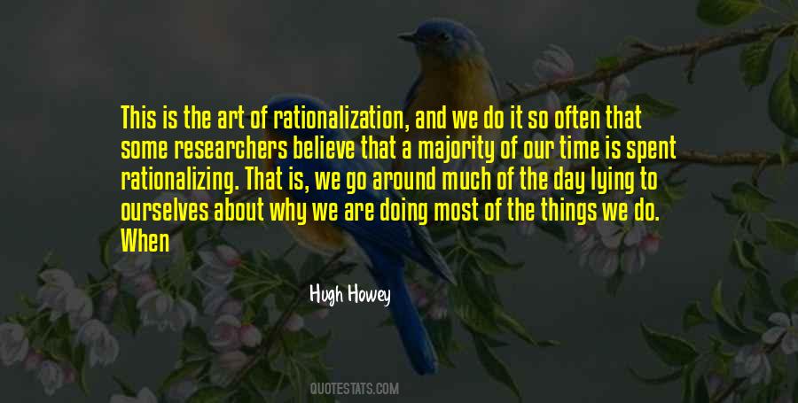 Quotes About Rationalization #364597