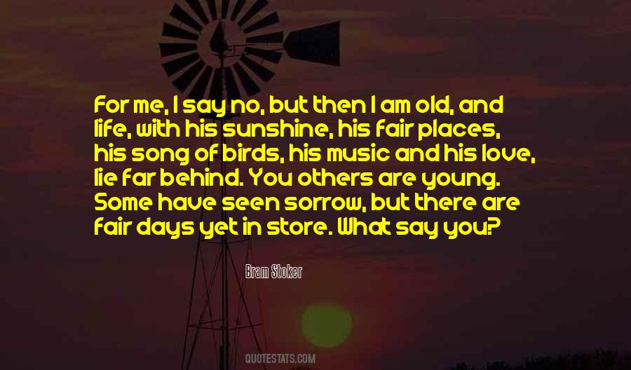 Quotes About Sunshine Days #1584160
