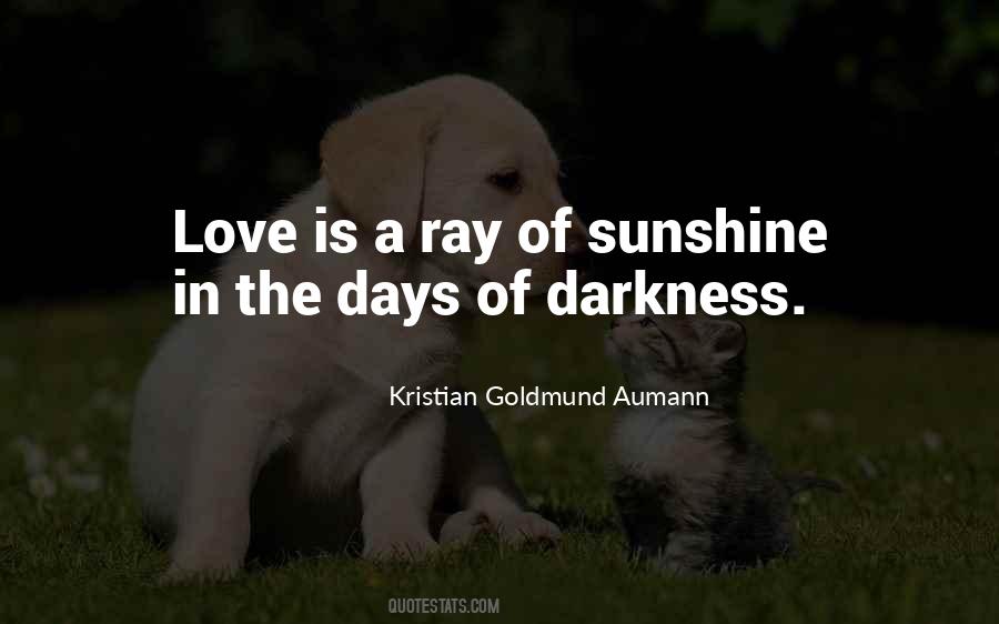 Quotes About Sunshine Days #470413
