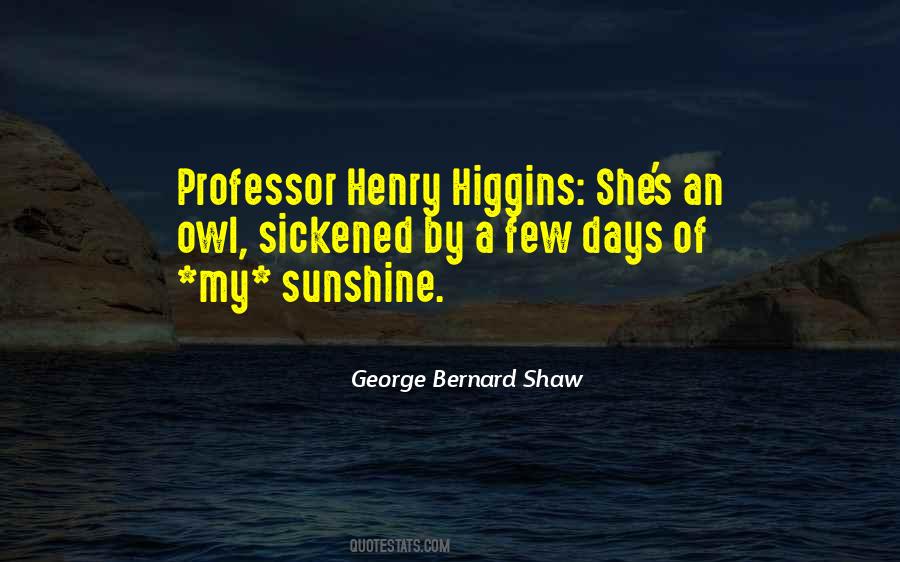 Quotes About Sunshine Days #738148