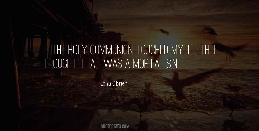 Quotes About Mortal Sin #1692335