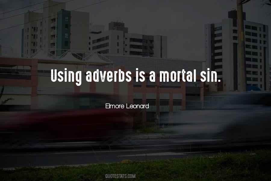 Quotes About Mortal Sin #73619