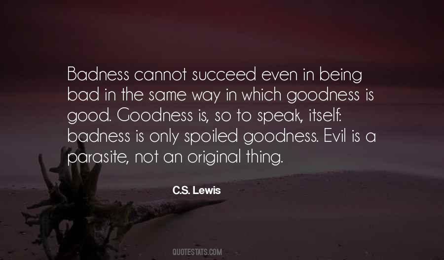 Quotes About Goodness And Badness #803516
