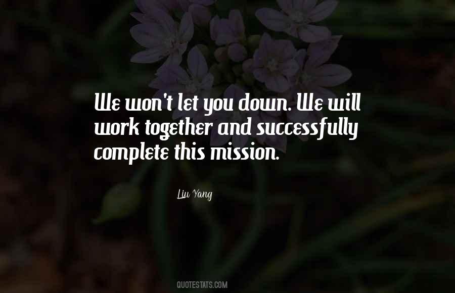 Quotes About Mission Complete #1788745