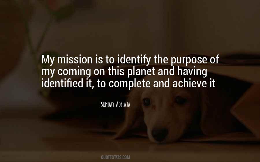 Quotes About Mission Complete #195963