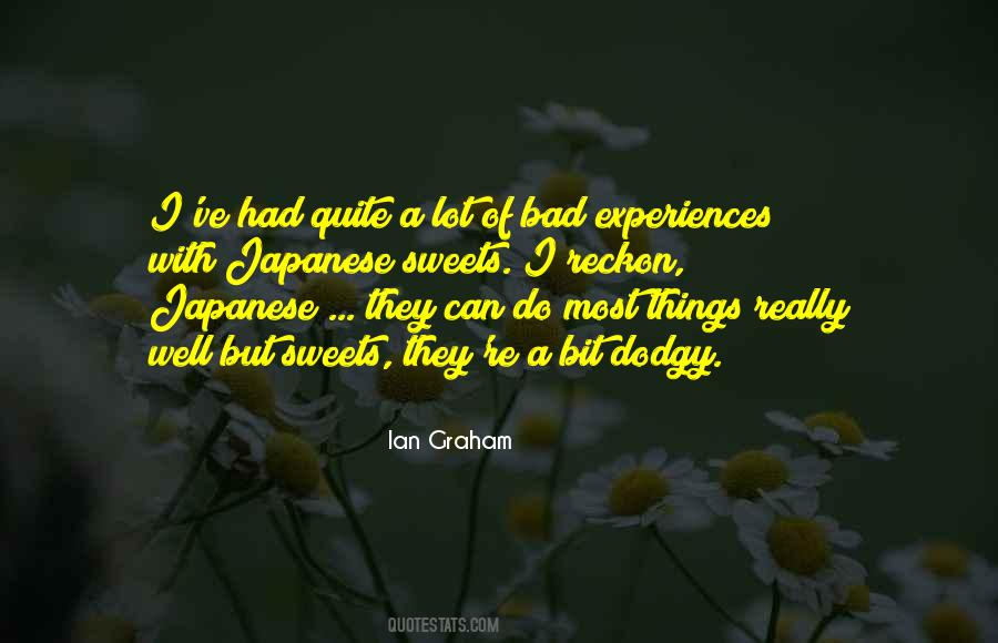 Quotes About Bad Experiences #137531