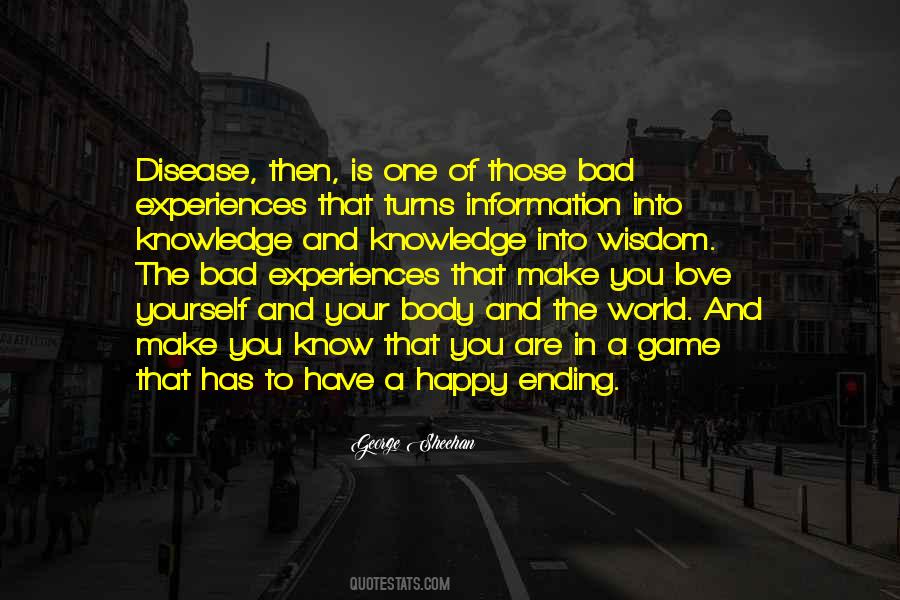 Quotes About Bad Experiences #435823