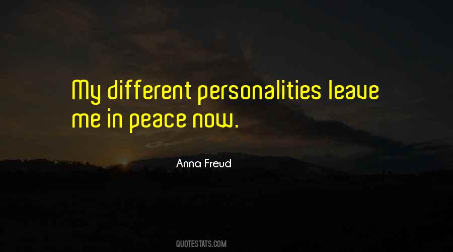 Quotes About Different Personalities #985422