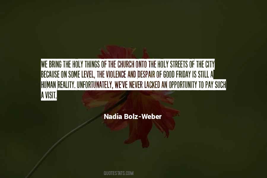 Nadia Bolz Quotes #1515738