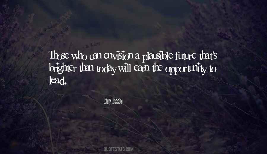 Envision The Future Quotes #442930