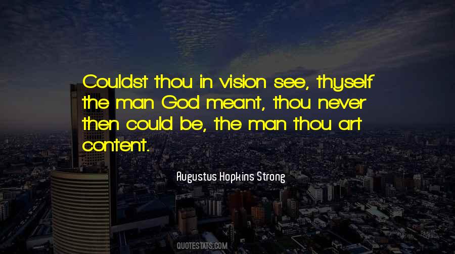 Couldst Thou Quotes #1027947