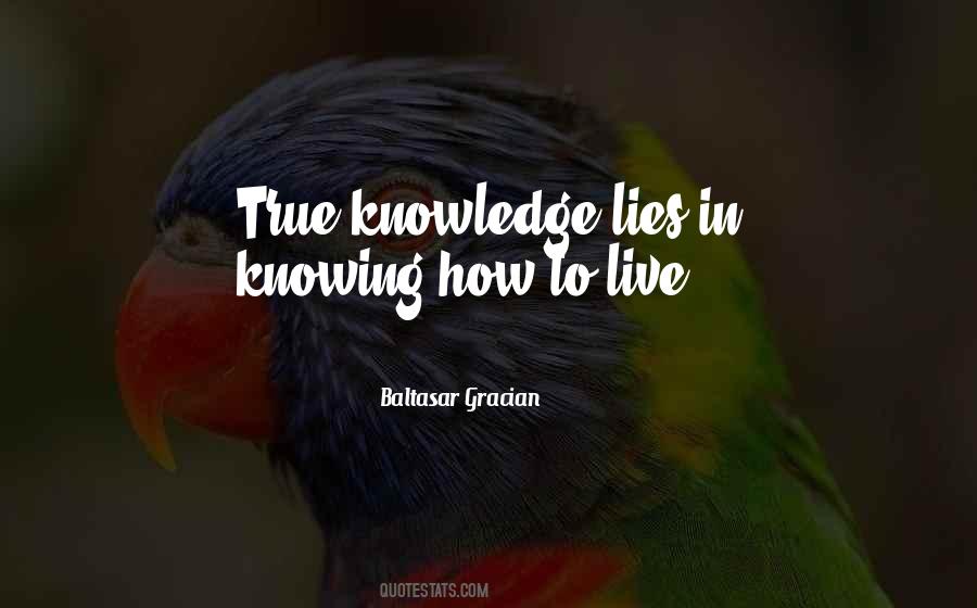 True Knowledge Quotes #1085804