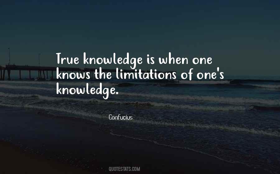 True Knowledge Quotes #1350690