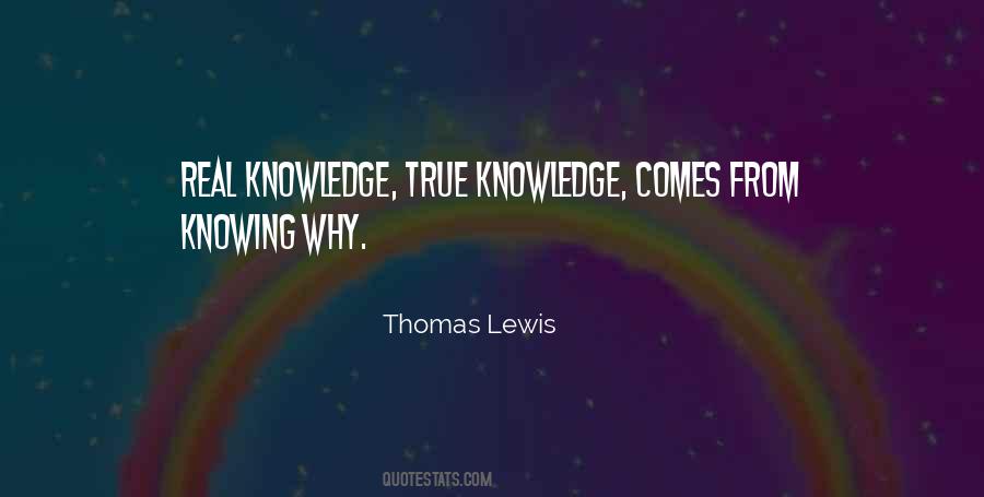 True Knowledge Quotes #564924