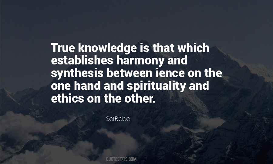 True Knowledge Quotes #830874