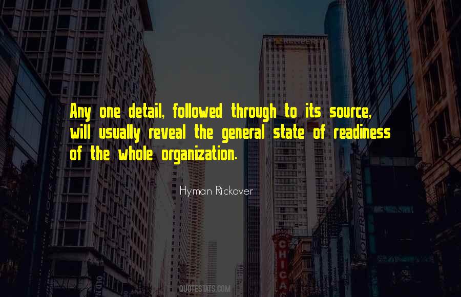 Quotes About Organization #12328