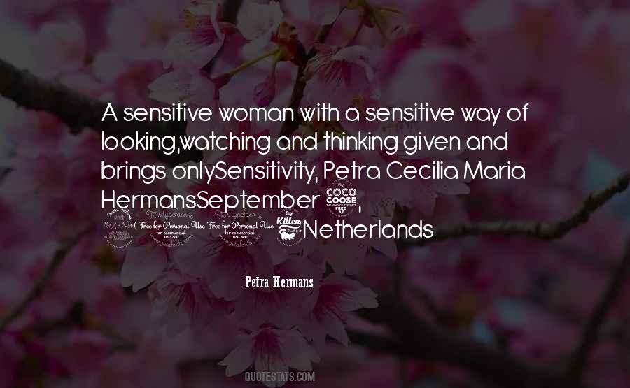 Sensitive Woman Quotes #809711