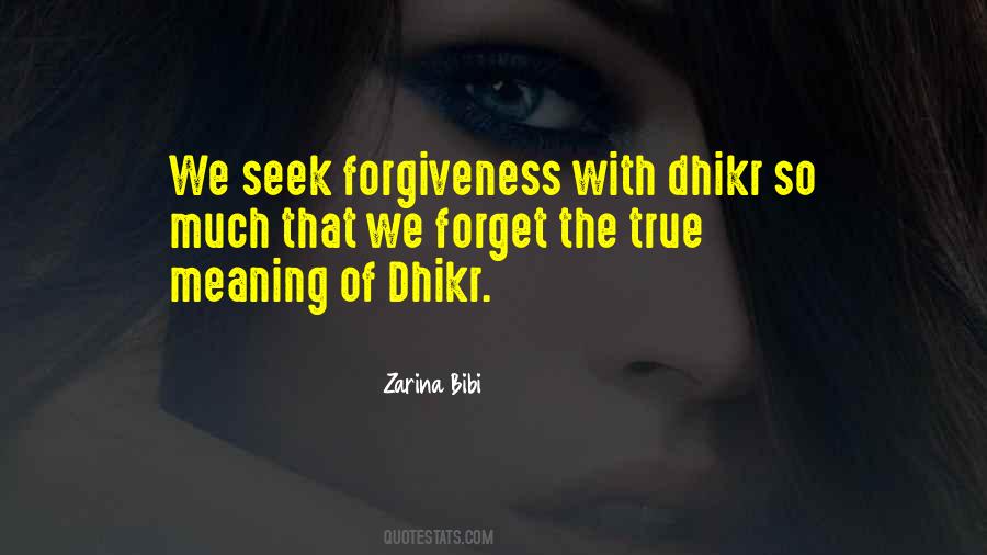 Quotes About Dhikr #690405