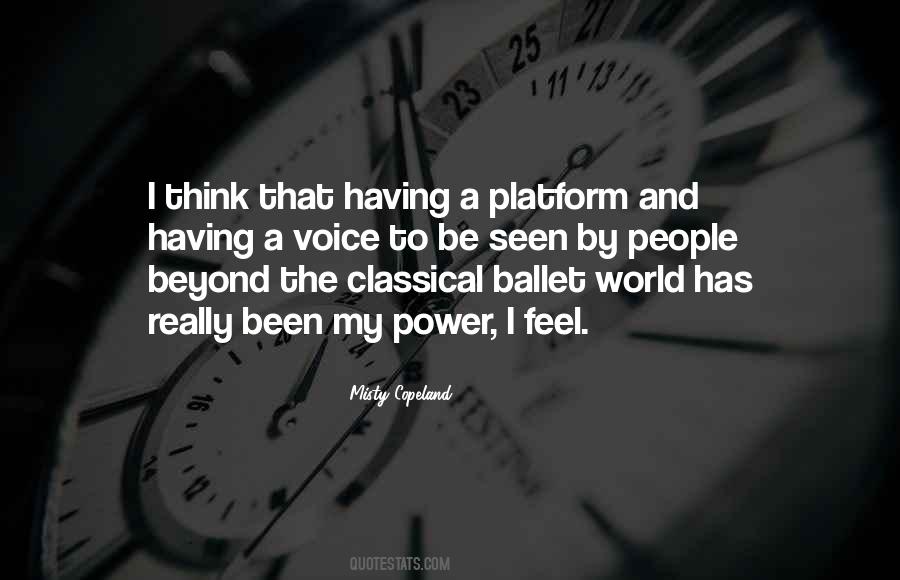 Quotes About Classical Ballet #1835439