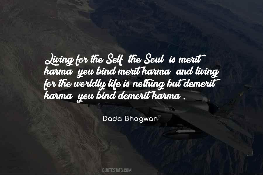 Demerit Karma Quotes #1403018