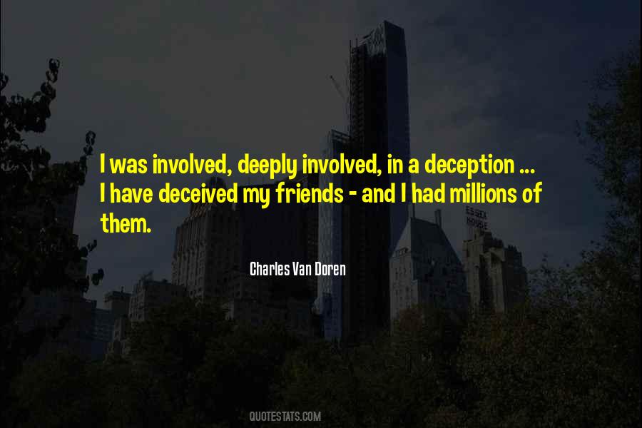 Quotes About Deception #1016643