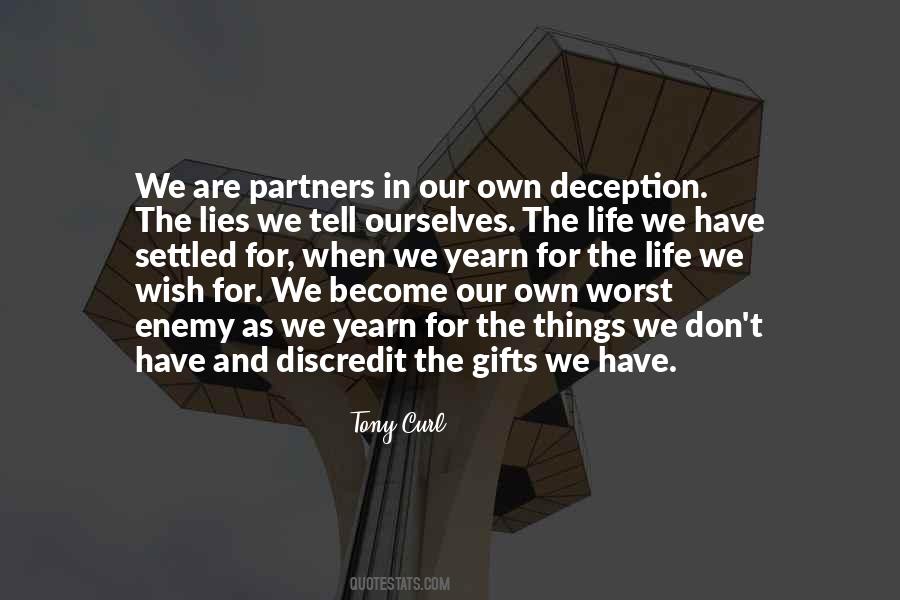 Quotes About Deception #1249148