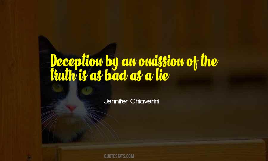 Quotes About Deception #1265649