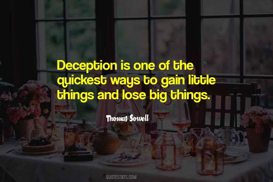 Quotes About Deception #1322417