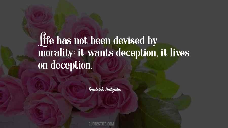 Quotes About Deception #1327510