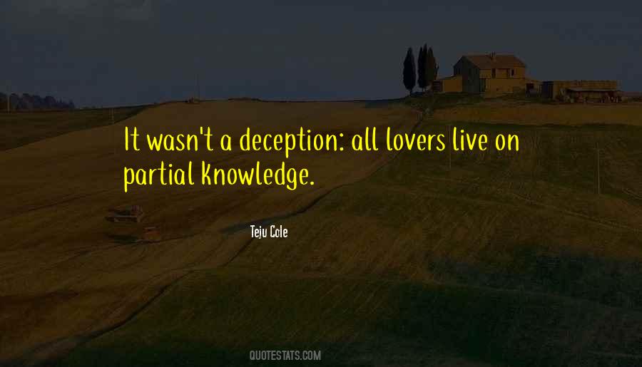 Quotes About Deception #941301
