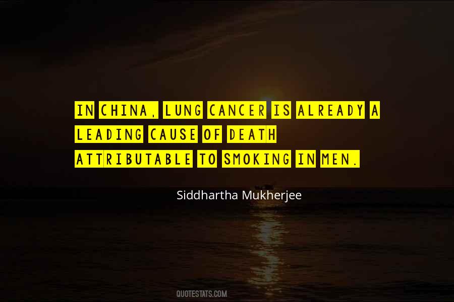 Quotes About Lung Cancer #473991