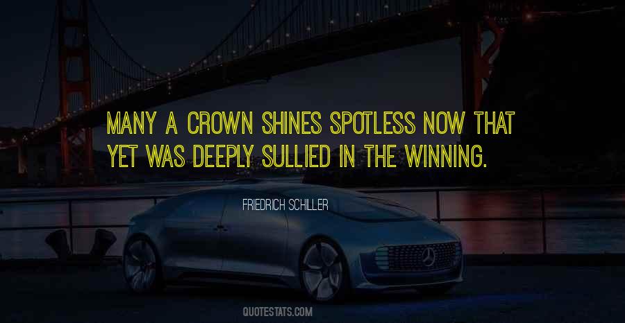 Quotes About Not Winning The Crown #1851329