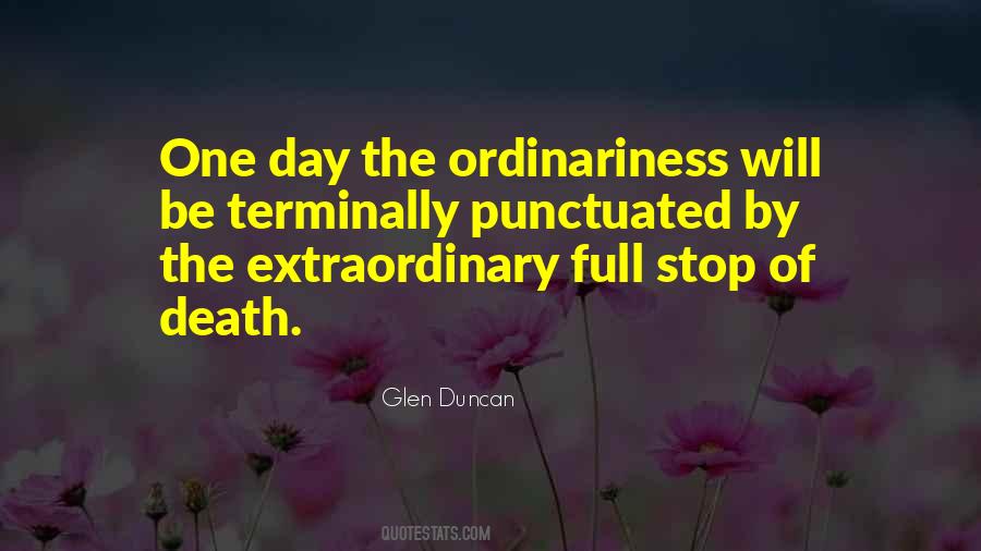 Quotes About Ordinariness #1049702