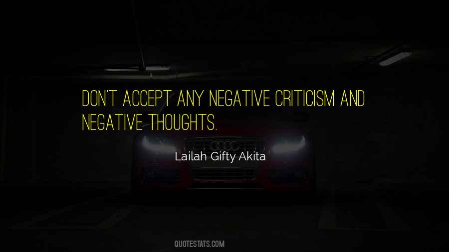 Quotes About Positive And Negative Thinking #237412