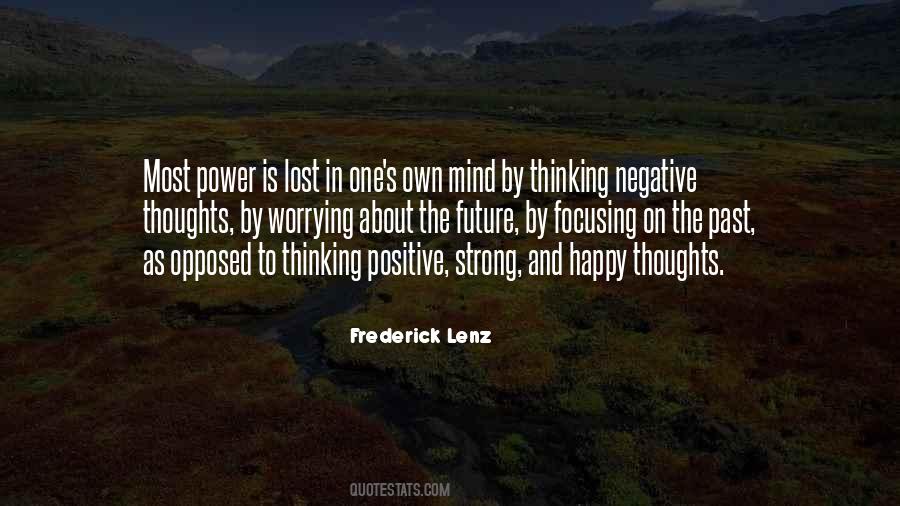 Quotes About Positive And Negative Thinking #582155