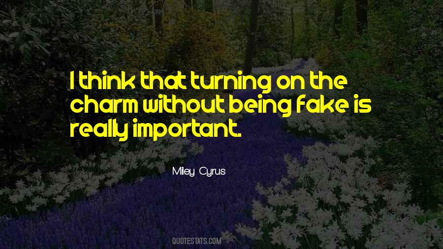 Quotes About Not Being Fake #201611