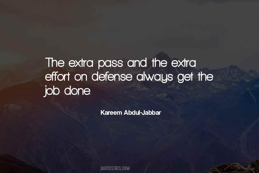 Quotes About Extra Effort #1491924