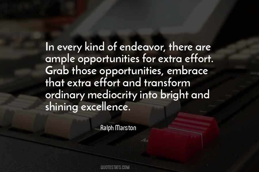 Quotes About Extra Effort #363974