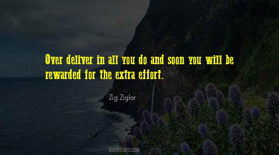 Quotes About Extra Effort #560463