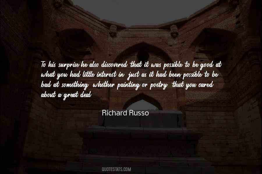 Quotes About What You Had #1513598