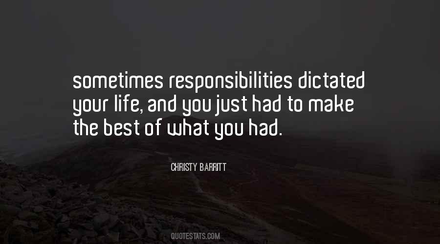Quotes About What You Had #504686