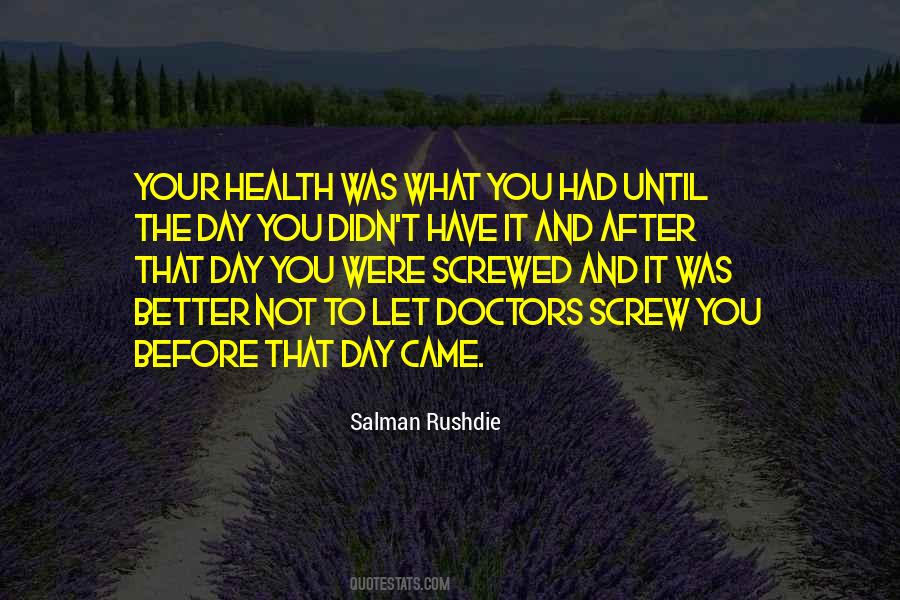 Quotes About What You Had #624663