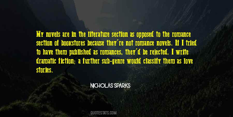 Genre Fiction Quotes #772303