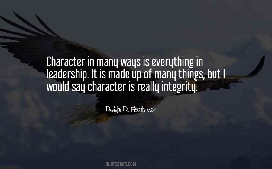 Quotes About Integrity In Leadership #263969