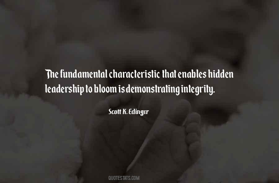 Quotes About Integrity In Leadership #600567