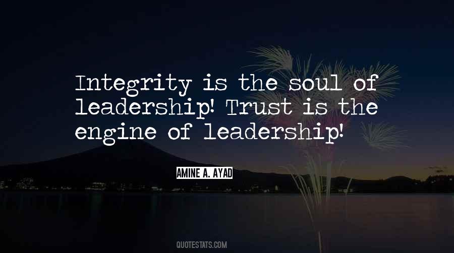 Quotes About Integrity In Leadership #691015