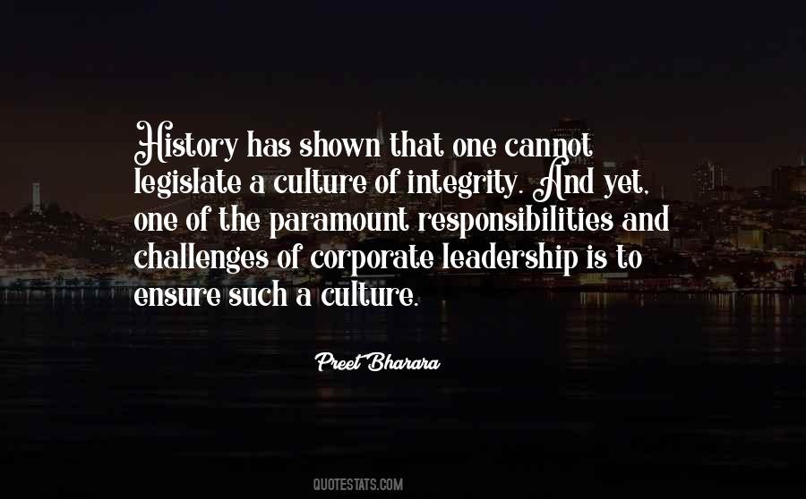 Quotes About Integrity In Leadership #696907