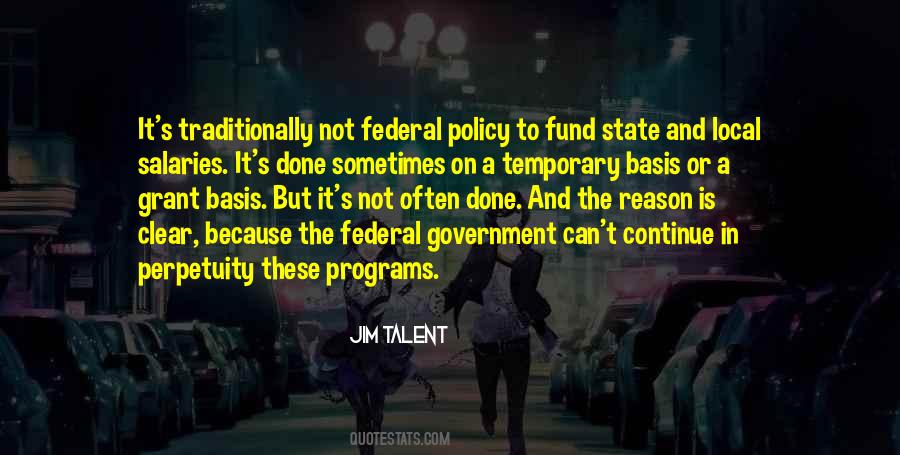 Quotes About State And Federal Government #858652