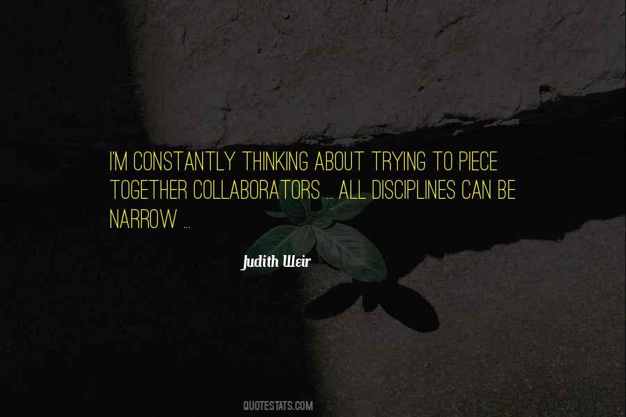 Quotes About Constantly Thinking #322296